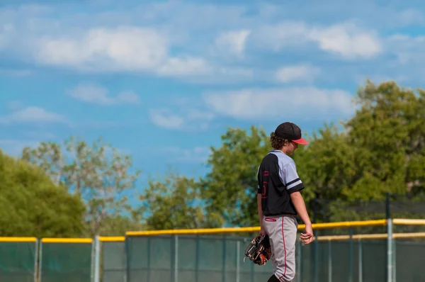 小さいリーグ野球のピッチャー — ストック写真