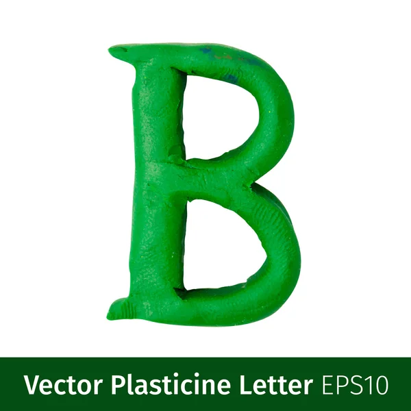 Ilustración vectorial de letras plasticinas alfabeto inglés . — Archivo Imágenes Vectoriales