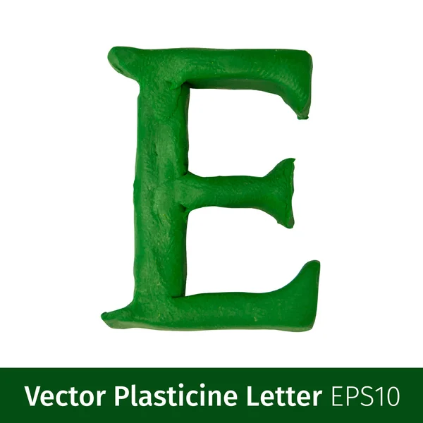 Ilustración vectorial de letras plasticinas alfabeto inglés . — Archivo Imágenes Vectoriales