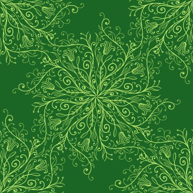 Hat hattatlık dekoratif sorunsuz arka plan. Vektör çizim