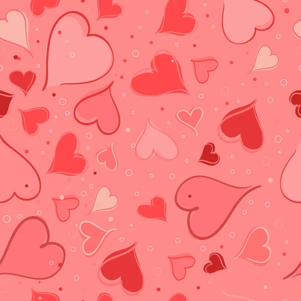 Bezszwowe valentine wzór. Ilustracja wektorowa — Wektor stockowy