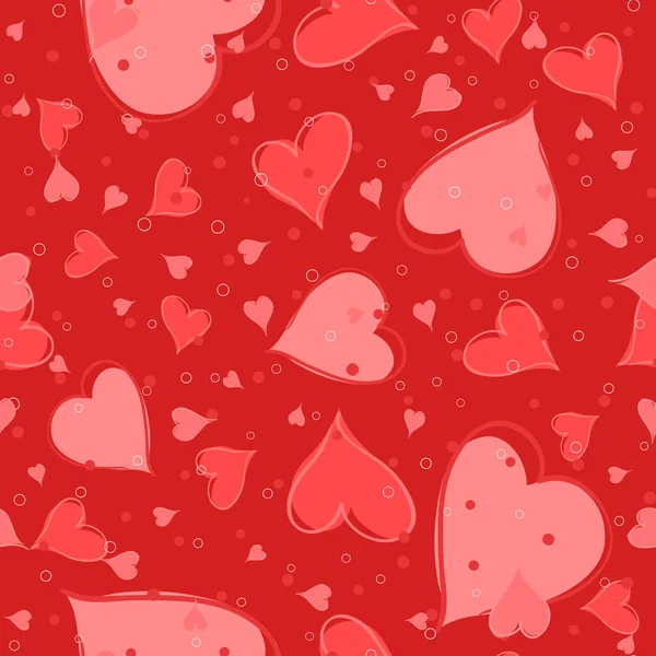 Seamless valentine pattern. Vector illustration — Stock Vector