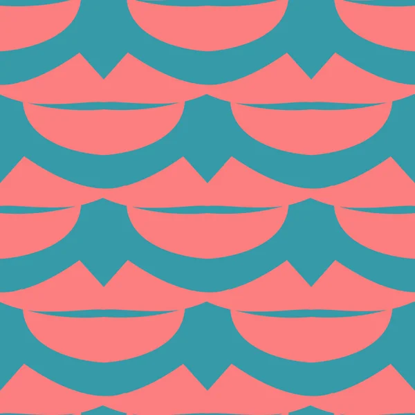 Lips Seamless pattern. Vector illustration — Stock Vector