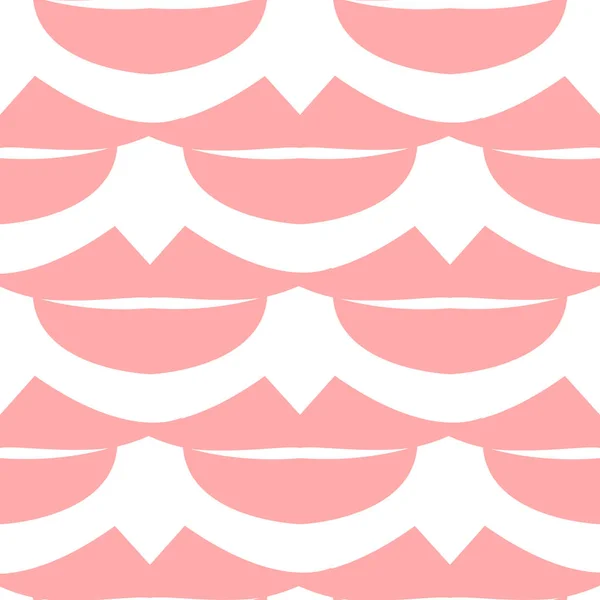 Läpparna sömlösa mönster. Vektorillustration — Stock vektor