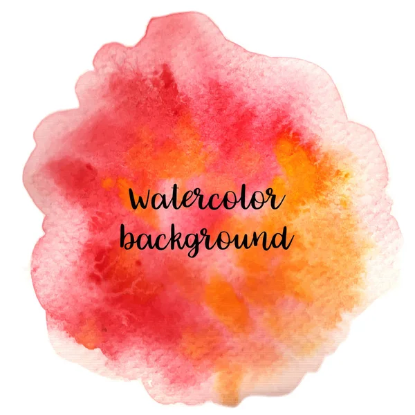 Abstract handdrawn colorful watercolor background. Vector illustration — Stock Vector