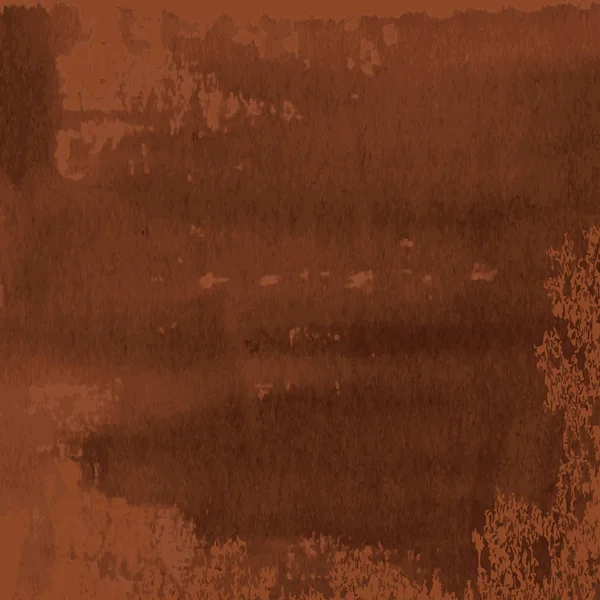 Abstrakte Textur aus dunkelbraun rostigem Metall — Stockvektor