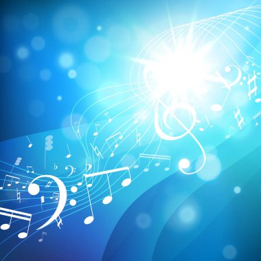 renkli müzik arkaplanı