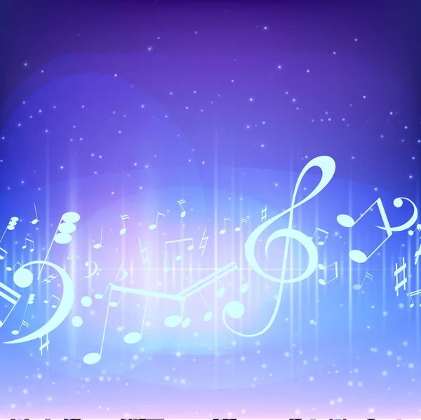 Colorful music background — Stock Vector