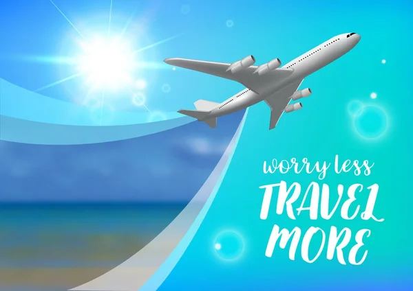 Oferta especial de viajes de negocios. Banner de viaje de negocios. Concepto de viaje aéreo. Ilustración de viajes de negocios . — Vector de stock