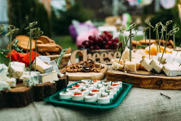 Açık Hava 'da Çeşitli Peynir Düzeni