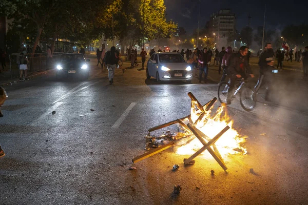 Κρίση Στη Χιλή 2019 Άνοιξη Της Χιλής — Φωτογραφία Αρχείου