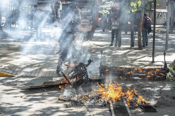 Válság Chilében 2019 Chile Tavasza — Stock Fotó