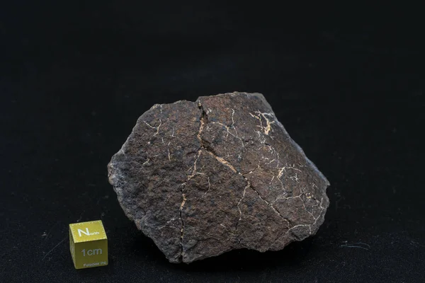 Kawałek Meteorytu Tle — Zdjęcie stockowe