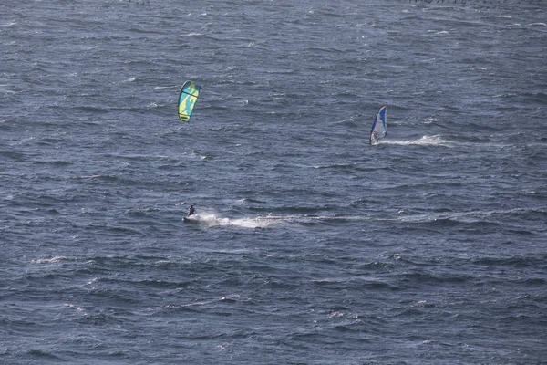 Kite Surfing Vega Pupuya Chile — Stock Photo, Image