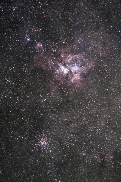 Орион Пламя Лошадиная Голова Удивительное Место Ночном Небе Небе Туманностях — стоковое фото