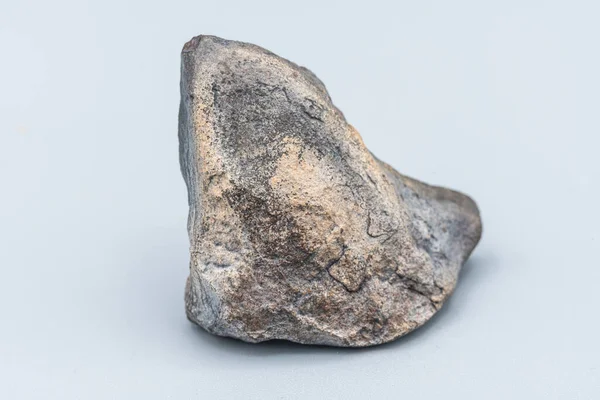 Pedazo Meteorito Aislado Sobre Fondo Blanco —  Fotos de Stock