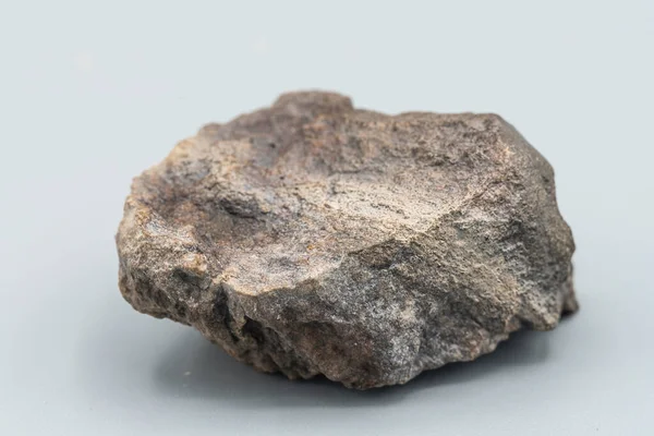 Pedazo Meteorito Aislado Sobre Fondo Blanco —  Fotos de Stock