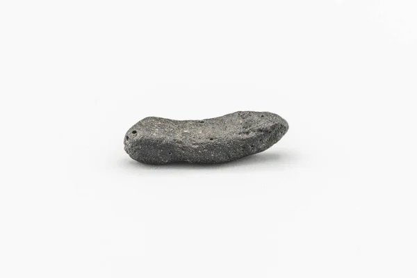 Bit Meteorit Isolerad Vit Bakgrund — Stockfoto