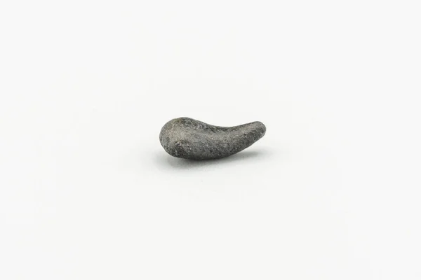 Stück Meteorit Isoliert Auf Weißem Hintergrund — Stockfoto