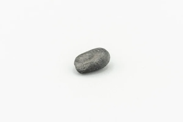 Pedaço Meteorito Isolado Fundo Branco — Fotografia de Stock