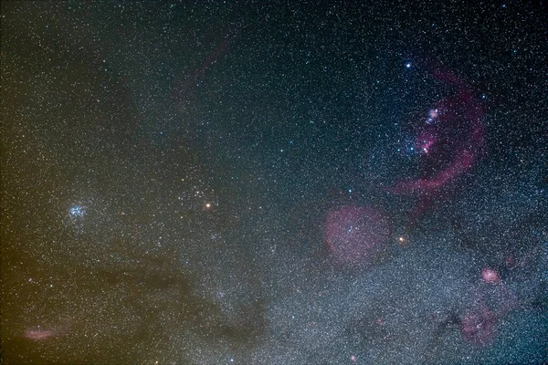 Constelación Orión Con Cazador Orión Nebulae Lugar Increíble Universo Parte — Foto de Stock