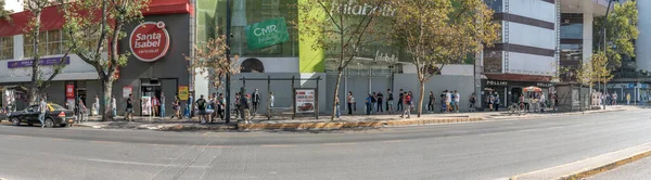 City Santiago Country Chile 26Th March 2020 Real People Worried — Stock Photo, Image