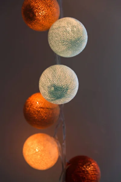 Cotton ball lights — Stock Photo, Image