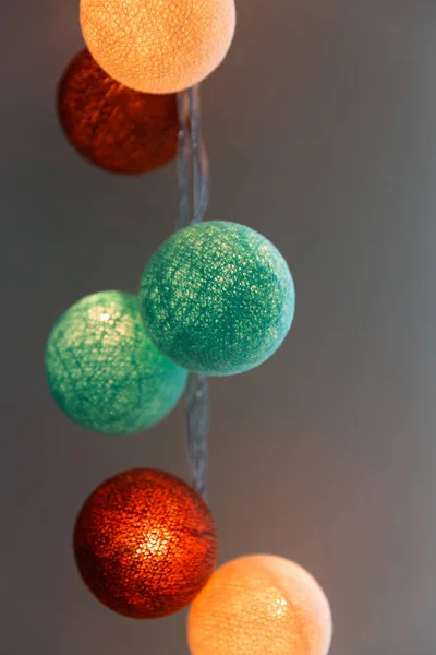 Bola de algodón luces — Foto de Stock