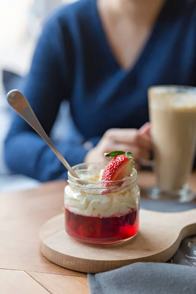 Dessert et café — Photo