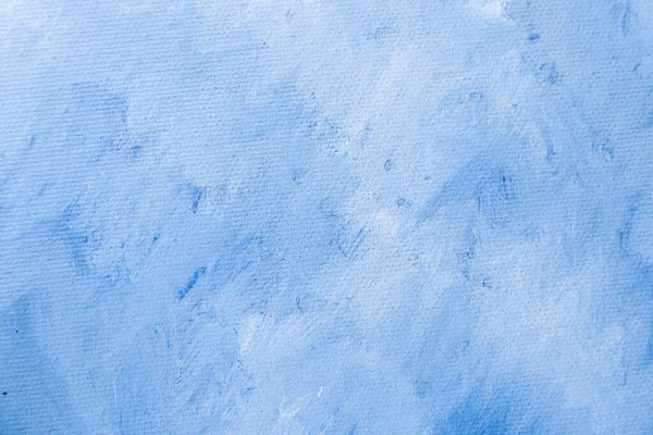 Blauw Beschilderd Doek Met Penseelstreken Als Achtergrond — Stockfoto