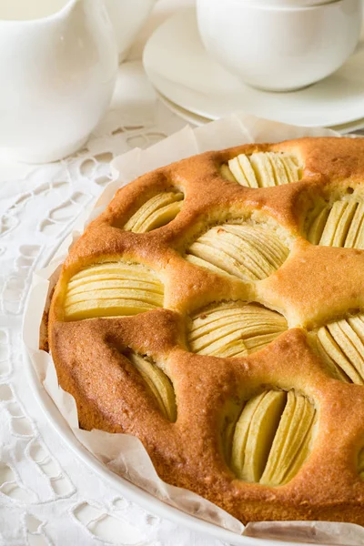 Zelfgebakken appeltaart — Stockfoto