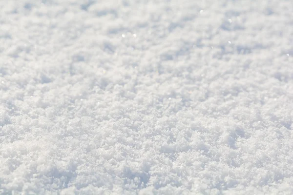 Textura Nieve Fresca Primer Plano Fondo Invierno Navidad Año Nuevo — Foto de Stock