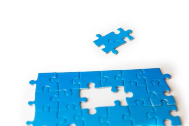 parçalı yapboz, iş bağlantısı, başarı ve strateji konsepti, eğitim, toplum ve takım çalışması