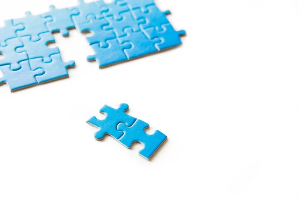 parçalı yapboz, iş bağlantısı, başarı ve strateji konsepti, eğitim, toplum ve takım çalışması