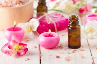 Esans Aromaterapi, çiçekler, el yapımı Sabun, Himalaya tuz için