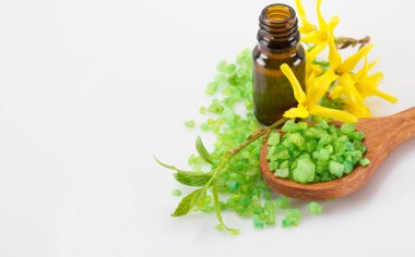 Esans Aromaterapi ve deniz için tuz