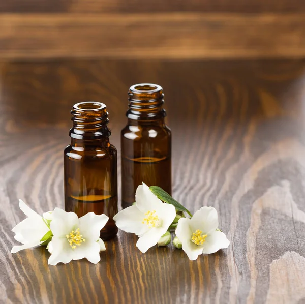 Jasmine essential oil and jasmine flowers Stock Image Everypixel