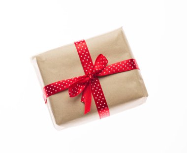 Hediye kutusu Beyaz kurdele ile