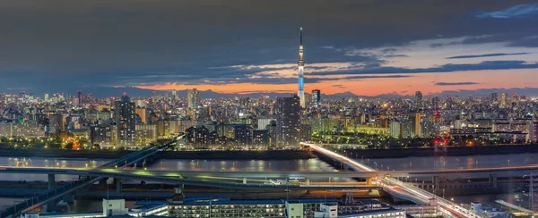 Tokyo şehir manzarası — Stok fotoğraf