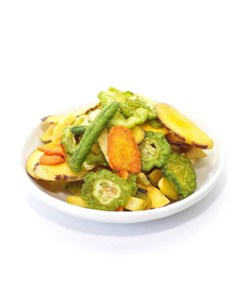 Frittiertes Gemüse mischen — Stockfoto