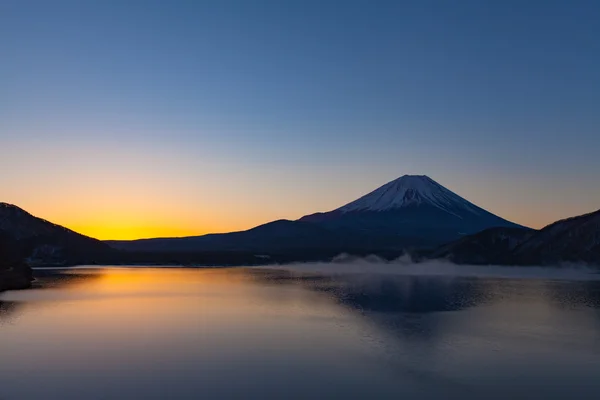 Górskie fuji zimą — Zdjęcie stockowe