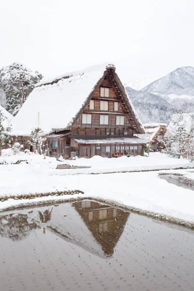 在日本的白川乡村 — 图库照片