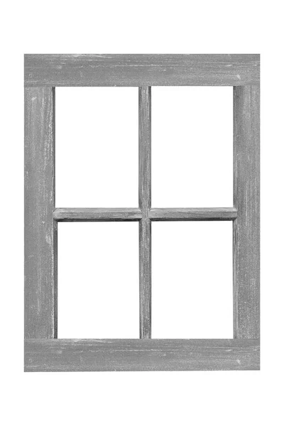 木制窗口框架 — 图库照片