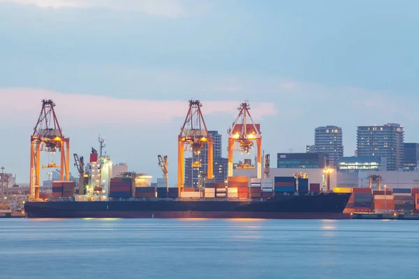 Cargo container stack — Stock Photo, Image