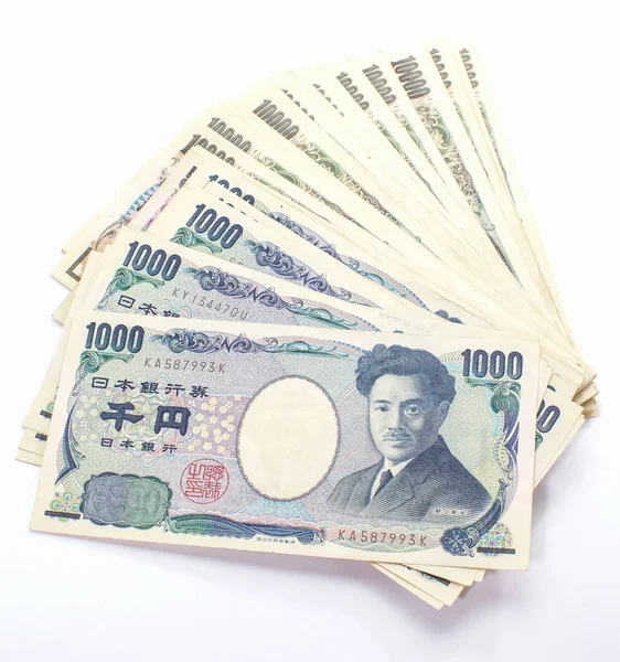 Pila di Yen Giapponese — Foto Stock