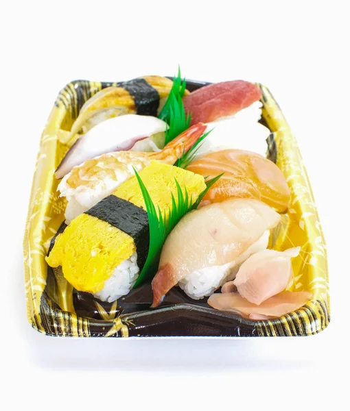 Japanese sushi raw seafood — Stock Photo, Image