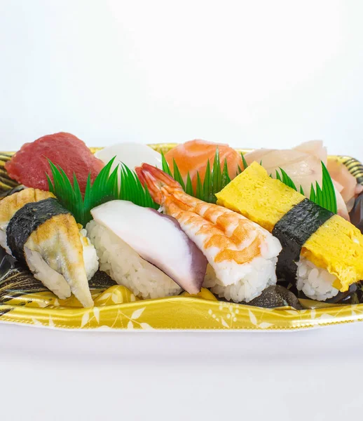 Japanese sushi raw seafood — Stock Photo, Image