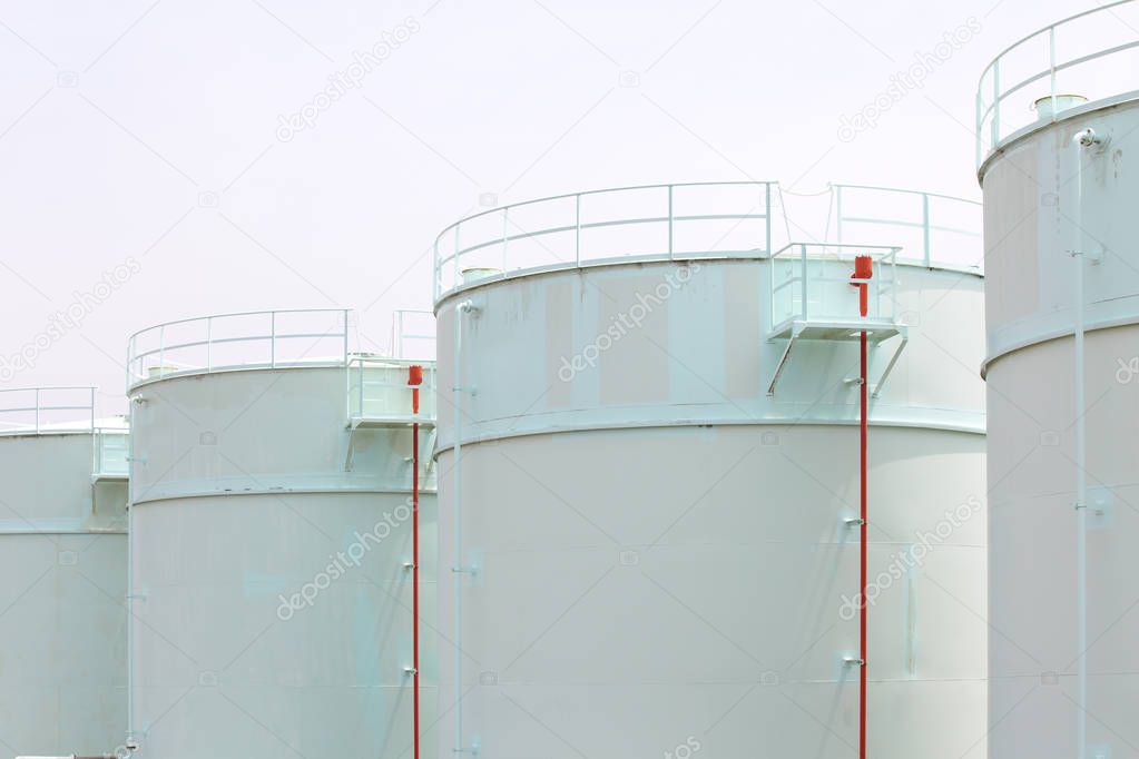 Big oil tanks