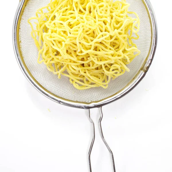 Pile of egg noodle — Stock Photo, Image