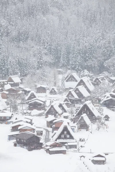 Sitio Shirakawago pueblo — Foto de Stock